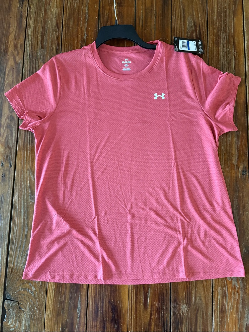 Under Armour Coral Pink Short Sleeve Tech Tee